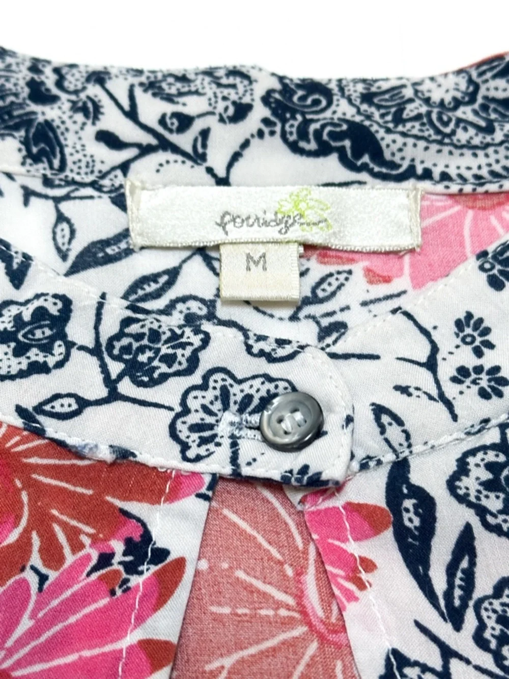 Anthropologie Porridge Let Me Be Floral Print Prairie Blossom Cotton Blouse Top - Picture 5 of 8